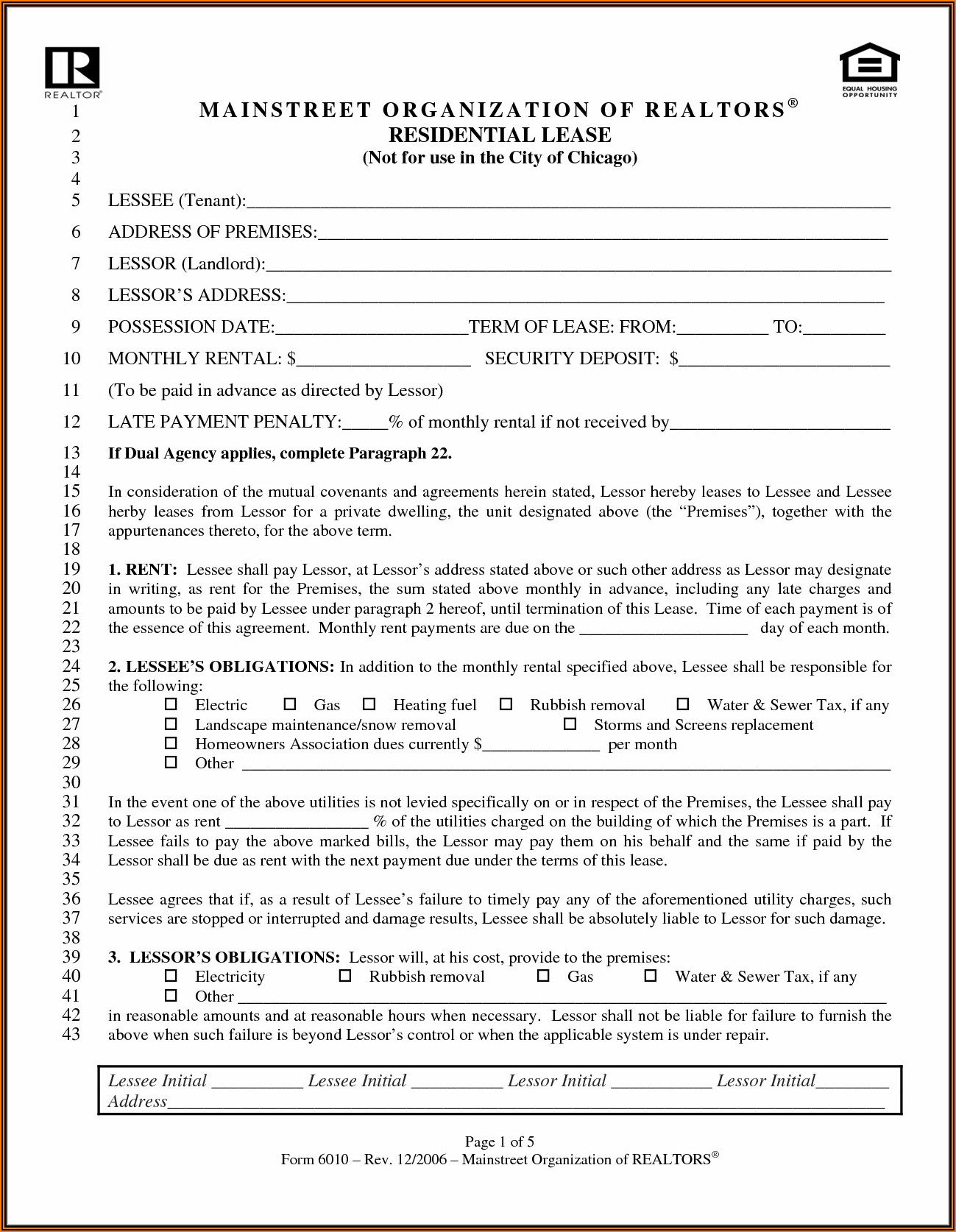 Title 24 Residential Compliance Forms