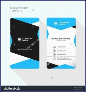 Two Sided Business Card Template Microsoft Word