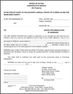 Uncontested Divorce Papers Florida