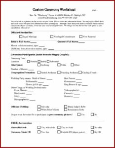 Wedding Catering Contract Template