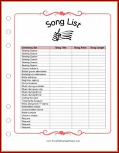 Wedding Planner Excel Templates