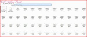 Wedding Planner Template Excel
