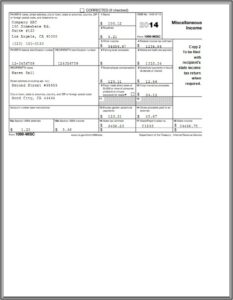 1099 Misc Printing Template