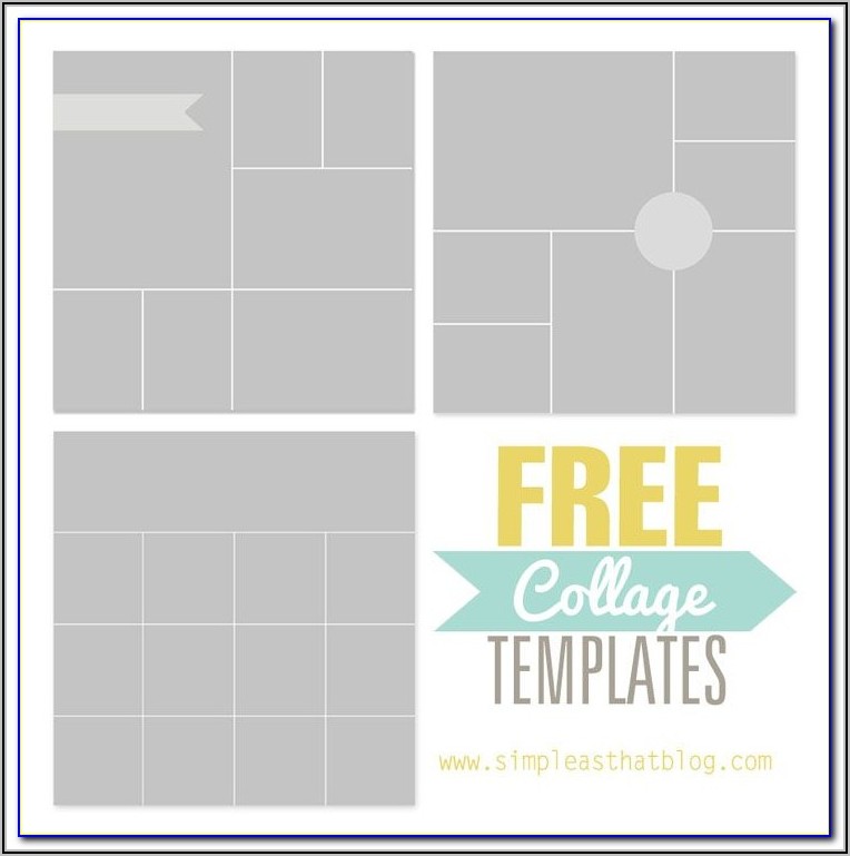 12 Photo Collage Template Free