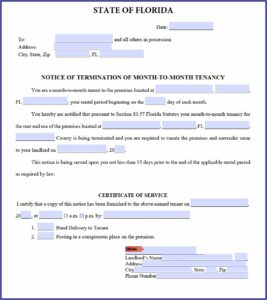 15 Day Notice To Vacate California Form