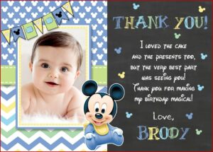 1st Birthday Invite Templates