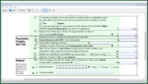 2017 Tax Return Form 1040ez