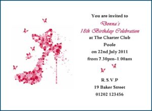 21st Birthday Invitation Wording Templates