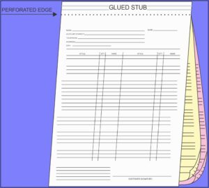 3 Part Carbonless Forms Printing