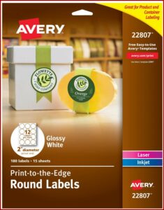 3.5 Inch Circle Labels Template