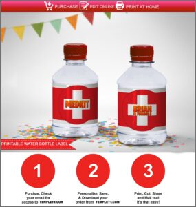 8 Oz Water Bottle Label Template Free Word