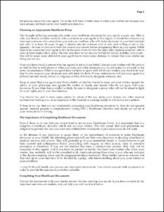 Advance Health Directive Forms