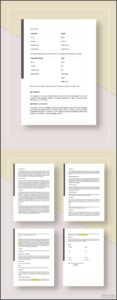 Agreement Nanny Contract Template