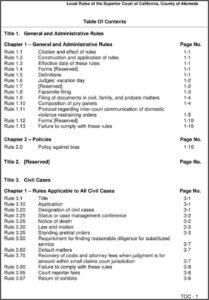 Alameda County Family Court Forms