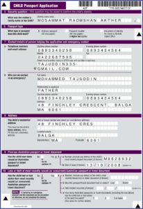 Application Form To Renew Australian Passport