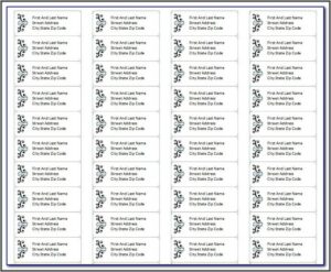 Avery Return Address Labels Template 18294