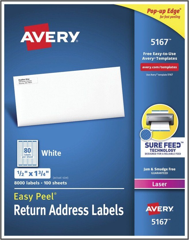 Avery Return Address Template 5167