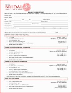 Bridal Makeup Invoice Template