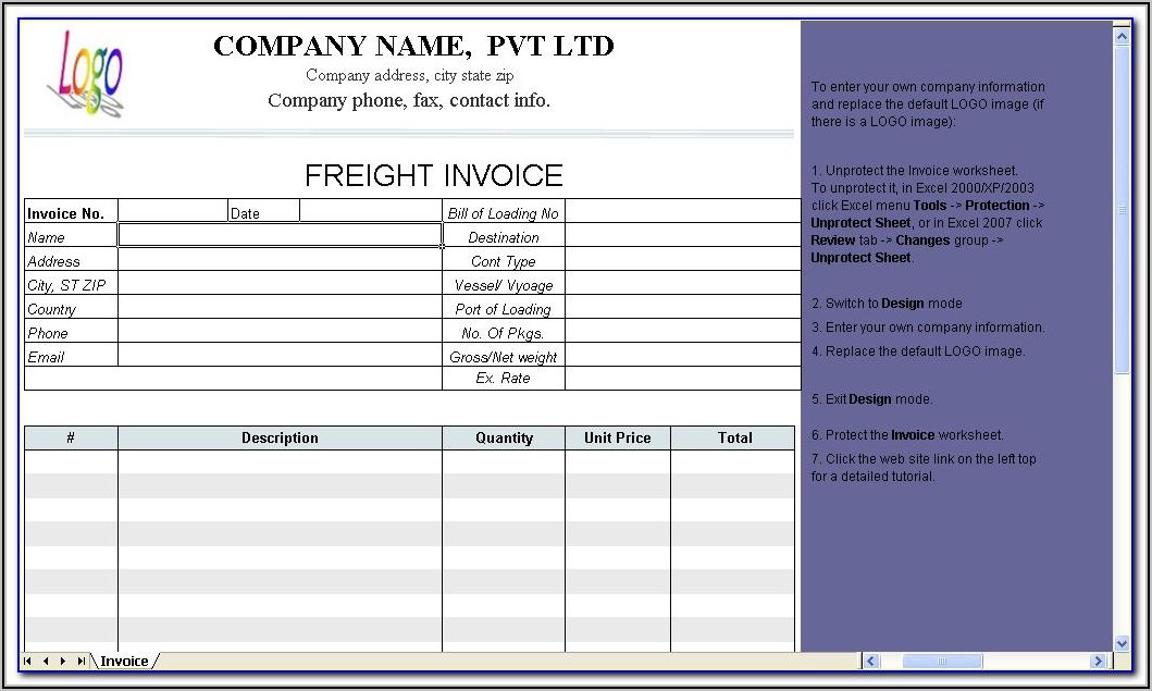 Business Plan Template For Trucking Company