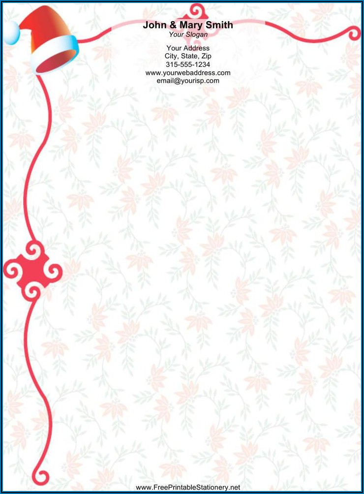 Christmas Email Stationery Templates Free