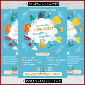 Cleaning Business Flyer Templates