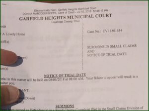 Cleveland Ohio Eviction Forms