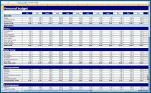 Company Yearly Budget Template Excel Free