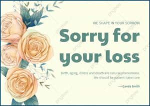 Condolence Card Template