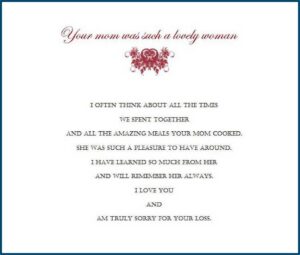 Condolence Card Template Word