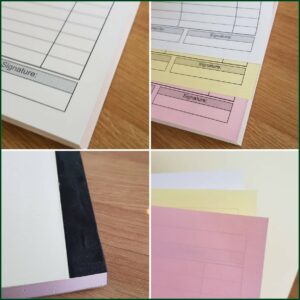 Custom Printed Triplicate Forms