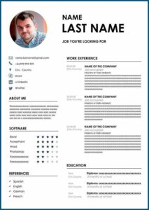 Cv Format Template Download Free