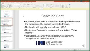 Debt Forgiveness Form 982