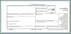 Debt Forgiveness Form Irs