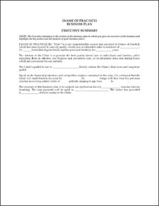 Dental Business Plan Template