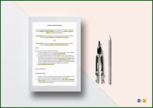 Equipment Rental Agreement Template Word