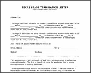 Eviction Notice Template