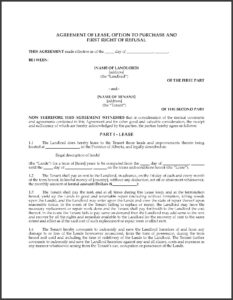 Farm Land Rental Agreement Sample