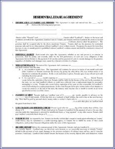 Farmland Rental Agreement Form