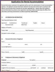 Farmland Rental Agreement Form Alberta