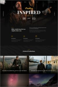 Film Production Website Templates