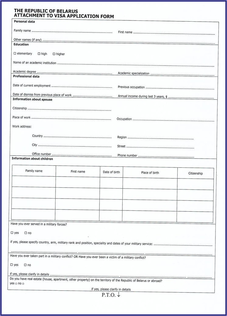 Form To Renewal Passport