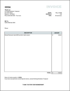 Free Basic Invoice Templates