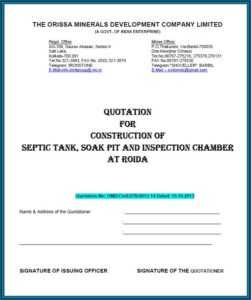 Free Building Quote Template