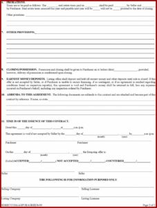 Free Commercial Real Estate Purchase Agreement Form