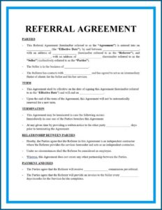 Free Finder's Fee Agreement Template