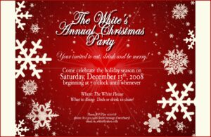 Free Holiday Party Email Invitation Template