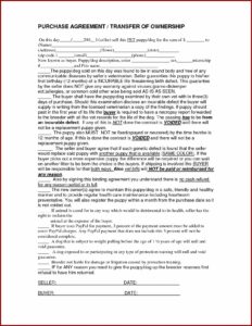 Free Printable Real Estate Purchase Agreement Template
