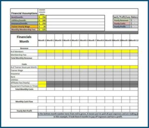 Free Profit And Loss Template For Self Employed Pdf