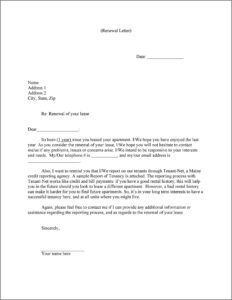 Free Rent Increase Letter Template Uk