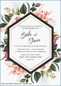 Free Wedding Insert Templates For Invitations